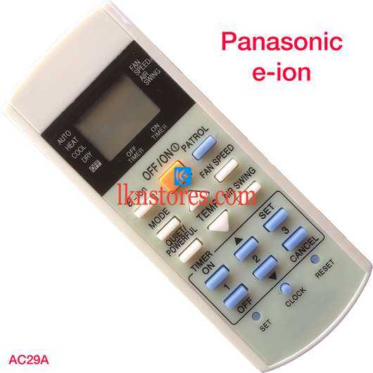 Panasonic AC Air Condition Remote Compatible AC29A - LKNSTORES
