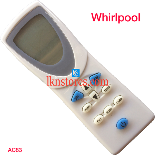 Whirlpool AC Air Condition Remote Compatible AC83 - LKNSTORES