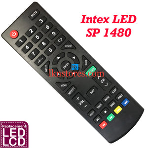 Intex LED LCD 3215 3219 3213 Replacement Remote Control