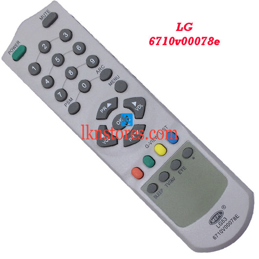 LG 6710V00078E replacement remote control - LKNSTORES