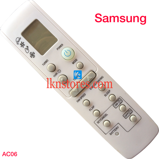 Samsung AC Air Condition Remote Compatible AC6 - LKNSTORES