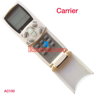 CARRIER AIR CONDITION REMOTE COMPATIBLE AC100 - LKNSTORES