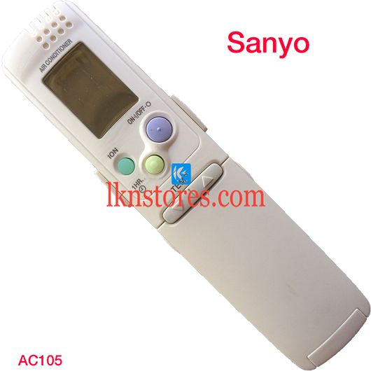 SANYO AC AIR CONDITION REMOTE COMPATIBLE AC105 - LKNSTORES
