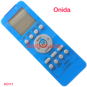 ONIDA AC AIR CONDITION REMOTE COMPATIBLE AC111 - LKNSTORES