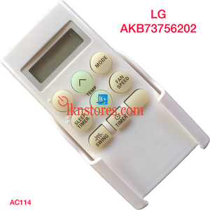 LG AC AIR CONDITION REMOTE AKB73756202 COMPATIBLE AC114 - LKNSTORES