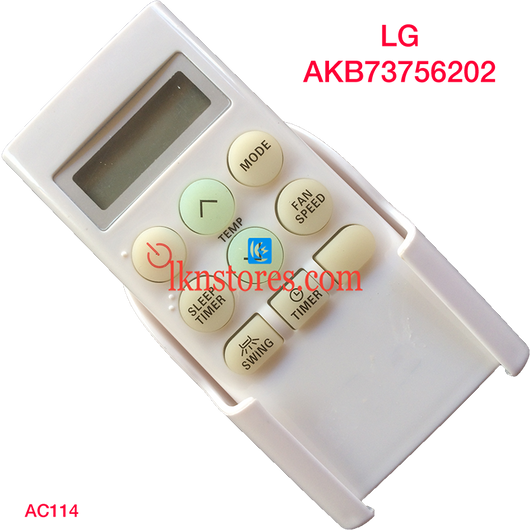 LG AC AIR CONDITION REMOTE AKB73756202 COMPATIBLE AC114 - LKNSTORES
