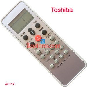 TOSHIBA AC AIR CONDITION REMOTE UNIVERSAL COMPATIBLE AC117 - LKNSTORES