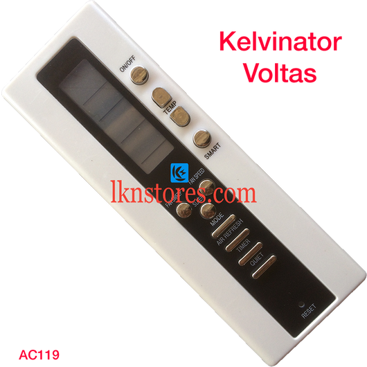 KELVINATOR VOLTAS AC AIR CONDITION REMOTE COMPATIBLE AC119 - LKNSTORES