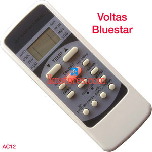 VOLTAS BLUESTAR AC AIR CONDITION REMOTE COMPATIBLE AC12 - LKNSTORES