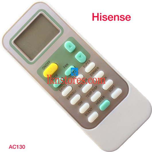 HISENSE AC AIR CONDITION REMOTE COMPATIBLE AC130 - LKNSTORES