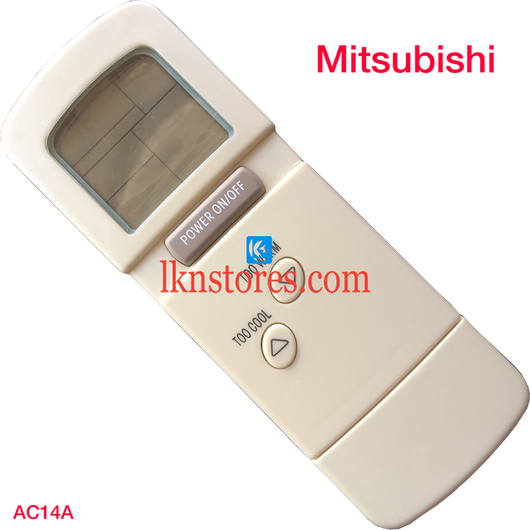 MITSUBISHI AC AIR CONDITION REMOTE COMPATIBLE AC14A - LKNSTORES