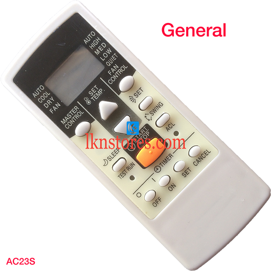 General AC Air Condition Remote Compatible AC23S - LKNSTORES