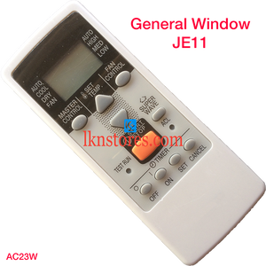 GENERAL AC AIR CONDITION REMOTE WINDOW JE11 COMPATIBLE AC23W - LKNSTORES