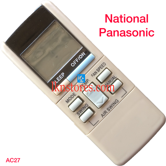 NATIONAL PANASONIC AC AIR CONDITION REMOTE COMPATIBLE AC27 - LKNSTORES