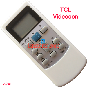 TCL VIDEOCON AC AIR CONDITION REMOTE COMPATIBLE AC33 - LKNSTORES