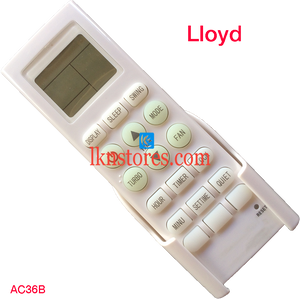 LLOYD AC AIR CONDITION REMOTE COMPATIBLE AC36B - LKNSTORES