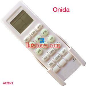 ONIDA AC AIR CONDITION REMOTE COMPATIBLE AC36C - LKNSTORES