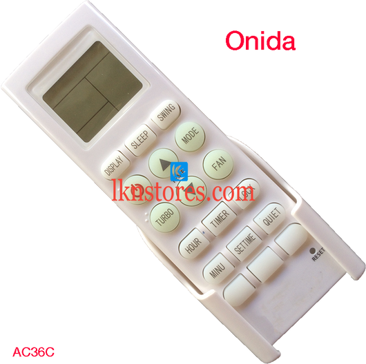 ONIDA AC AIR CONDITION REMOTE COMPATIBLE AC36C - LKNSTORES