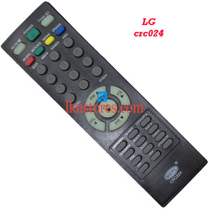 LG CRC 024 replacement remote control - LKNSTORES