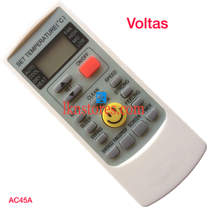 VOLTAS AC AIR CONDITION REMOTE COMPATIBLE AC45A - LKNSTORES