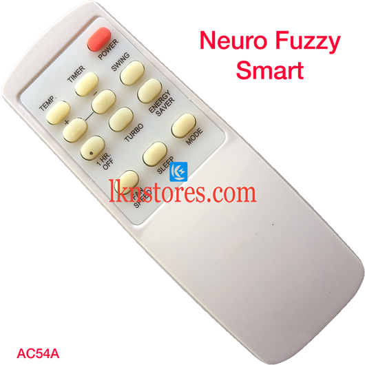 NEURO FUZZY SMART CONTROL AC AIR CONDITION REMOTE COMPATIBLE AC54A - LKNSTORES