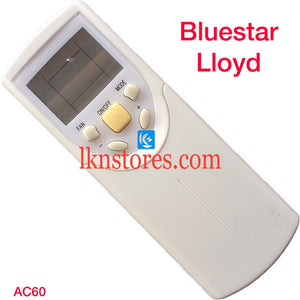 BLUESTAR LLOYD AC AIR CONDITION REMOTE COMPATIBLE AC60 - LKNSTORES