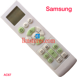 SAMSUNG AC AIR CONDITION REMOTE COMPATIBLE AC67 - LKNSTORES