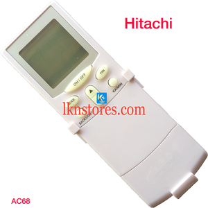 Hitachi AC Air Condition Remote Compatible AC68 - LKNSTORES