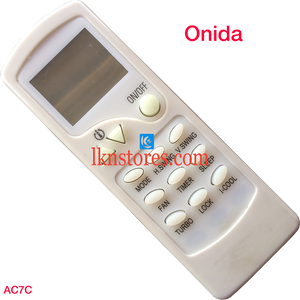 ONIDA AC AIR CONDITION REMOTE COMPATIBLE AC7C - LKNSTORES