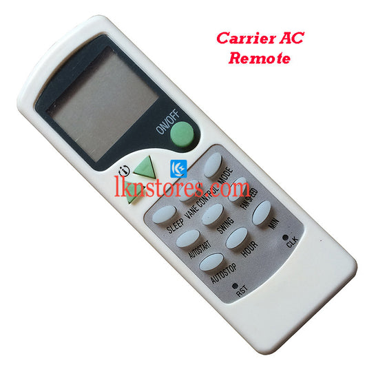 Carrier AC Air Condition Remote Compatible AC7 - LKNSTORES