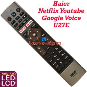 Haier LED Android TV Original Netflix Youtube Google Voice U27E