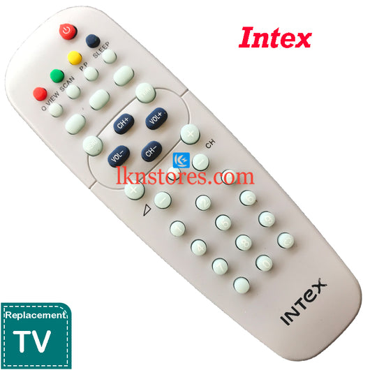 Intex TV Remote Control Compatible Replacement