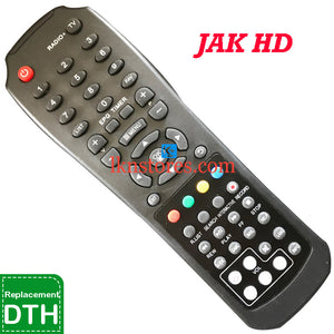 JAK Set top Box Recording HD DTH Replacement remote control