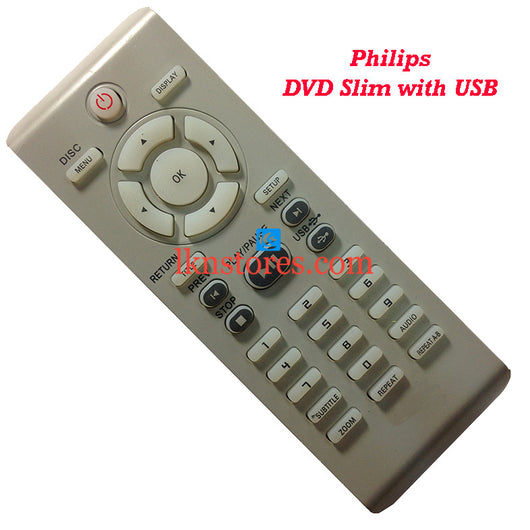 Philips DVP5160 DVD USB replacement remote control - LKNSTORES