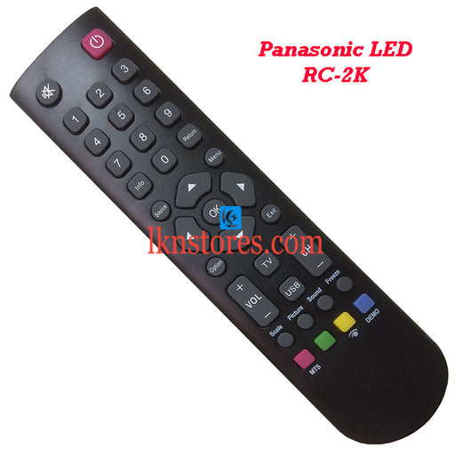 Panasonic RC 2K LED Replacement remote control - LKNSTORES