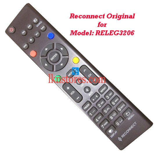 Reconnect RELEG3206 LED Original Remote Control - LKNSTORES