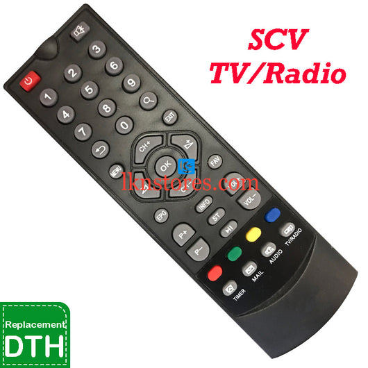 SCV Set Top Box DTH TV Radio replacement Remote Control-LKNSTORES