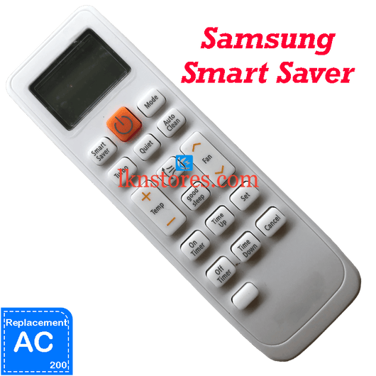 Samsung AC Smart Saver Auto Clean Compatible Remote