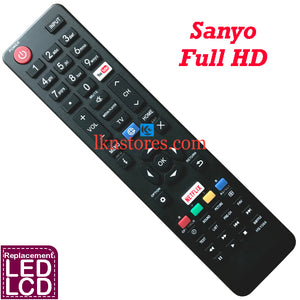 Sanyo Full HD LED TV Compatible Remote Control