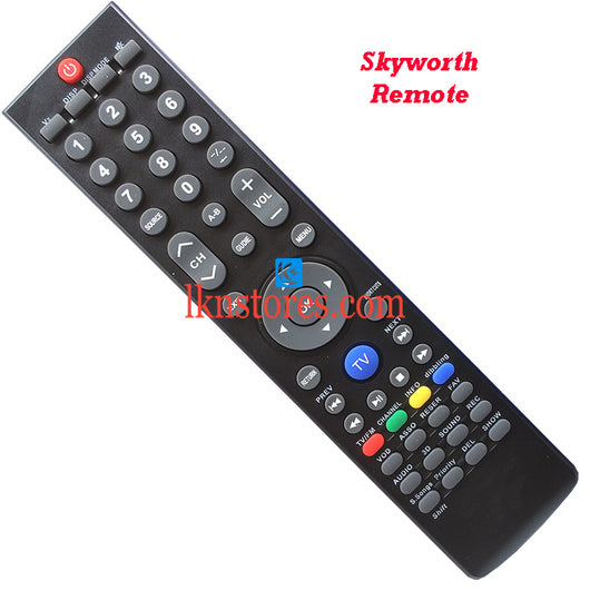 Skyworth LED LCD Remote Control Best Compatible model1 - LKNSTORES