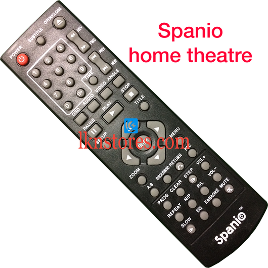 Spanio Home Theatre remote control Best Replacement - LKNSTORES