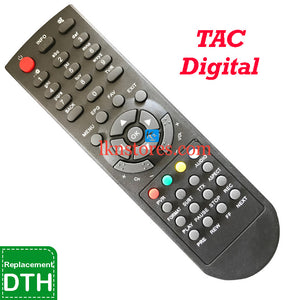 TAC DTH STB Digital replacement remote control - LKNSTORES