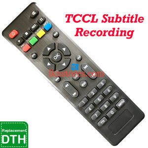 TCCL Set top Box Recording Subtitle DTH Replacement remote control