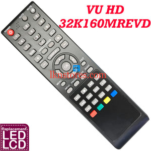 VU LED HD 32K160MREVD replacement remote control
