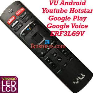 VU LED Android TV Original Youtube Google Play Hotstar Google Voice ERF3L69V