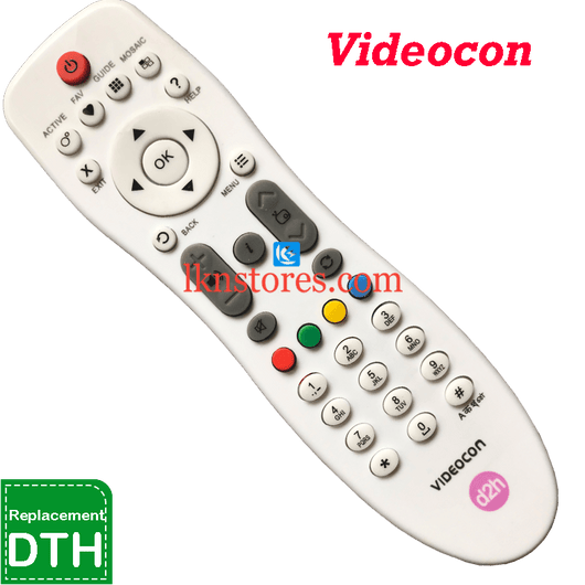 Videocon Set Top Box DTH 2020 2021 Model replacement remote control