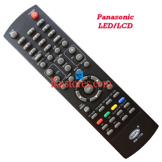 Panasonic LED LCD replacement remote control - LKNSTORES