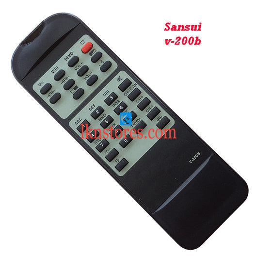 Sansui V 200B replacement remote control - LKNSTORES