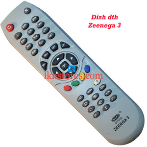 Dish DTH Zeenega 3 replacement remote control - LKNSTORES