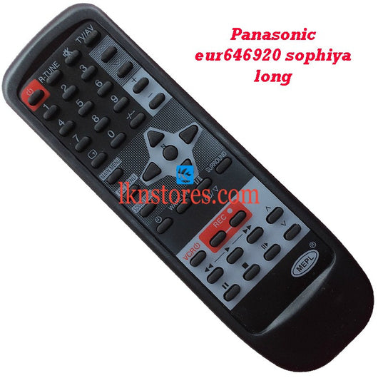 Panasonic EUR 646920 replacement remote control - LKNSTORES